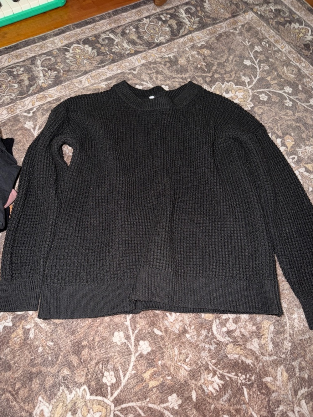 Classic Black Women's Knit Sweater